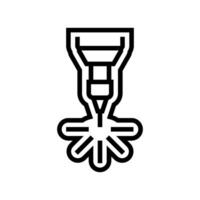 personalized engraving option line icon illustration vector
