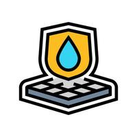 weatherproof color icon illustration vector