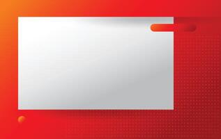 square modern gradient abstract red white background design template vector
