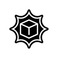 stylish appearance glyph icon illustration vector