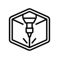 custom engravable line icon illustration vector