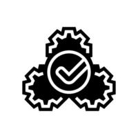 automatic function glyph icon illustration vector