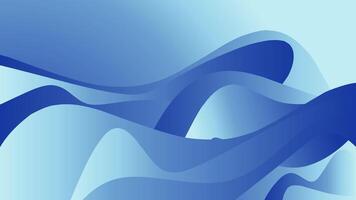 abstract background with blue waves. vector