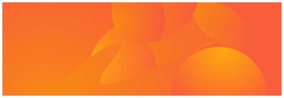 Abstract orange background with geometric shapes. vector