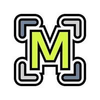 pre programmed modes color icon illustration vector
