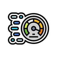 multi speed color icon illustration vector