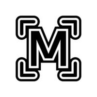 pre programmed modes glyph icon illustration vector