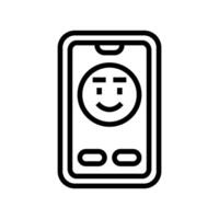 user friendly line icon illustration vector