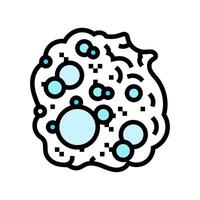 soap foam bubbles color icon illustration vector