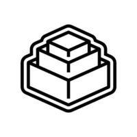 stackable design line icon illustration vector