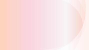 Soft pastel pink gradient background, smooth texture, geometric curve border vector