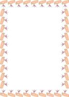 Heart lgbt empty frame. Heart, love, romance or valentine's day heart vector