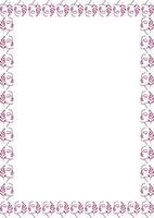 Aesthetic simple frame. woman fashion frame for text. Simple template vector