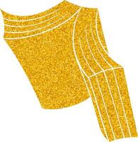 Unique golden book design with elegant detailing vector