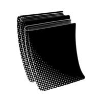 Unique graphic design of a three-dimensional book stack vector