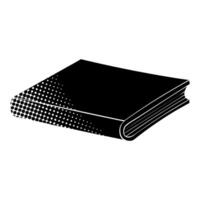 Book with detailed texture displayed on a white background vector