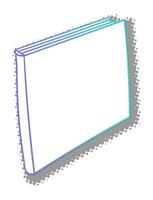 Creative sketch of an open book with colorful borders vector