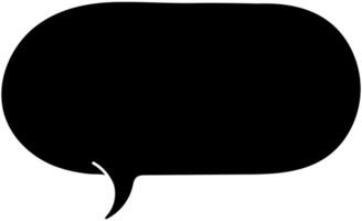 Creative speech bubble design with white background vector
