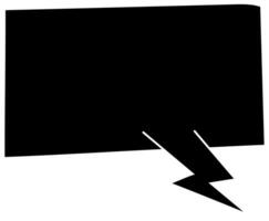 speech bubble silhouette background vector