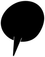 Speech bubble design ideal for creative communication ideas vector