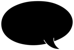 Creative design of a speech bubble for communication purposes vector