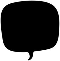 Creative speech bubble design with unique texture pattern vector
