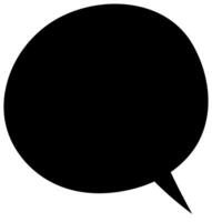 Speech bubble graphic design for creative projects vector