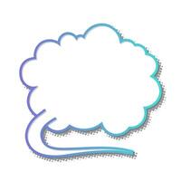Modern speech bubble illustration with speech bubble elements vector