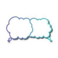 Blank speech bubbles ready for creative dialogue and storytelling vector