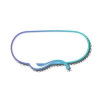 Colorful speech bubble design for creative communication ideas vector