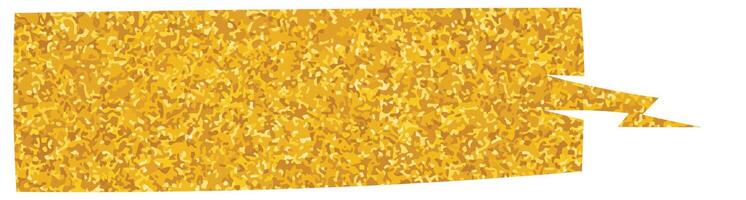 Bright yellow confetti scattered across speech bubble vector