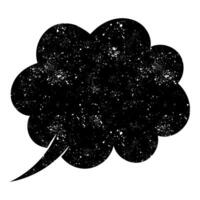 Creative speech bubble with a speech bubble design displayed vector