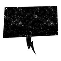Bright stars twinkle in a speech bubble vector