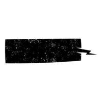 Creative speech bubble with galactic dots vector