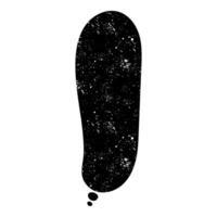 Unique cosmic speech bubble design showcasing starry elements vector