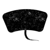 Cosmic design featuring a speech bubble vector