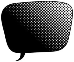Creative graphic design featuring a speech bubble shape vector