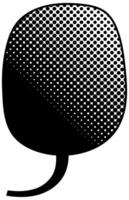 Creative graphic of a speech bubble with a modern design vector