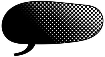 Creative graphic design featuring speech bubble vector