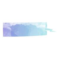 speech bubble watercolor background design for digital art vector