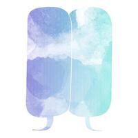 Vibrant speech bubbles representing communication and conversation vector