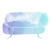 Soft blue design with speech bubbles and gentle gradients vector