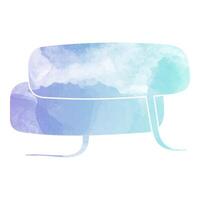 Colorful speech bubble shapes blending in artistic formation vector
