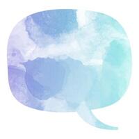 speech bubble speech bubble design in blue and purple tones vector