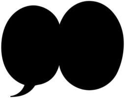 Creative speech bubble design for artistic expression vector