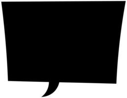 Creative square speech bubble design used for communication vector