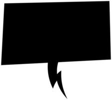 Creative design of a blank horizontal speech bubble with dynamic background vector
