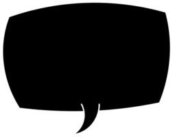 Creative speech bubble design for communication vector