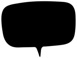 Creative horizontal speech bubble design on a minimalist background vector