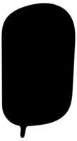 vertical speech bubble with white background design vector
